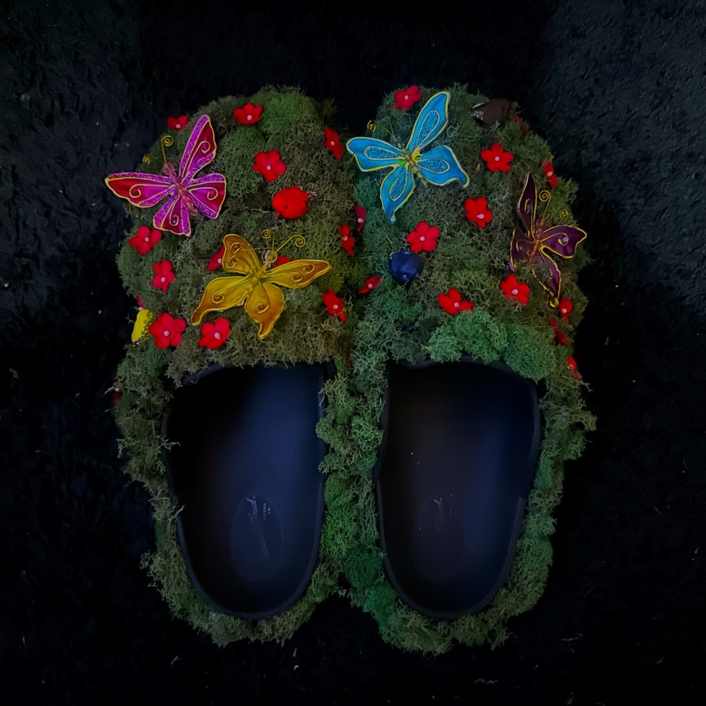 Custom Fairy Moss Shoes